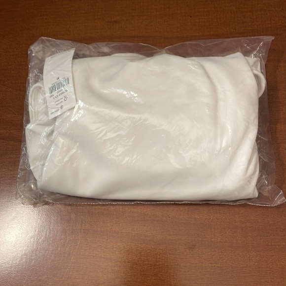 🆕 Old Navy Women’s High-Waisted Tie-Cinched Bikini Swim Bottoms White M 8-10 - Picture 8 of 13